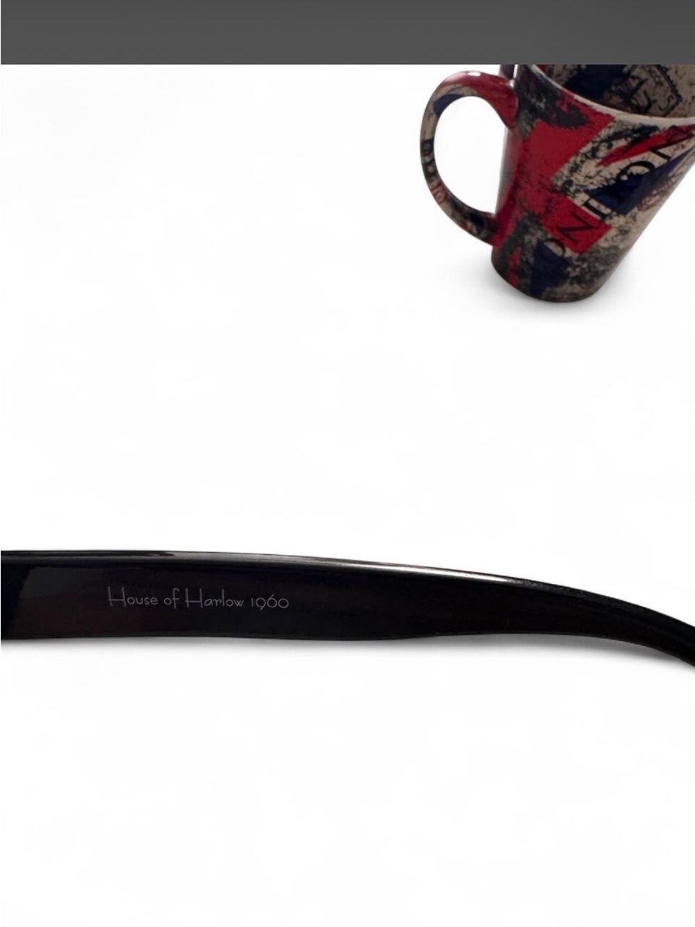 House of Harlow 1960 Black Sunglasses with Brown Lenses - Picture 2 of 3